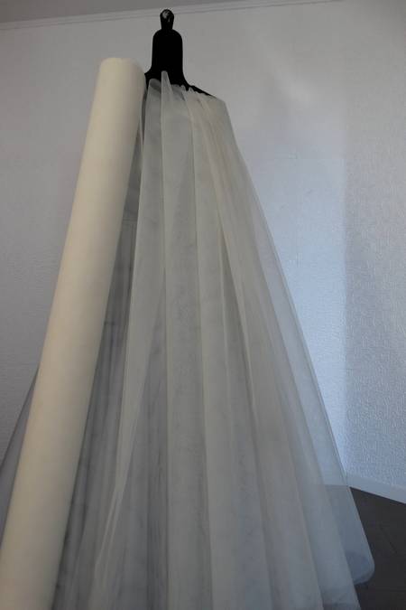 Tulle semirigido per sottogonne avorio alt cm 300