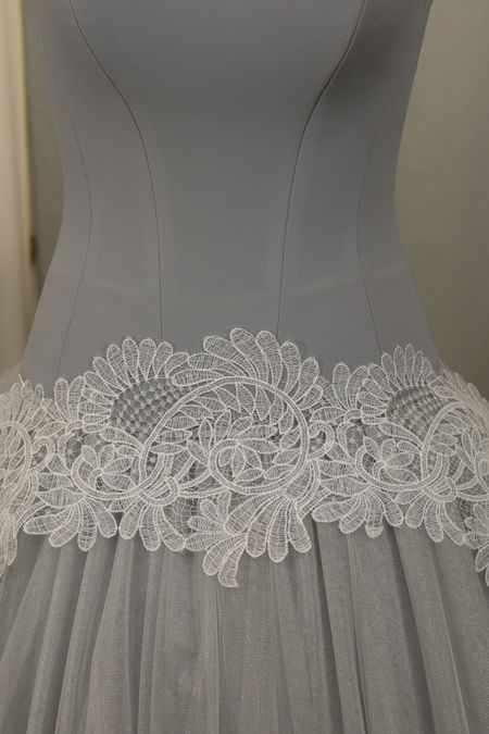 pizzo bianco seta Foto 1
