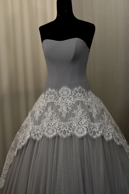 pizzo rebrode bianco seta 0096db Foto 1
