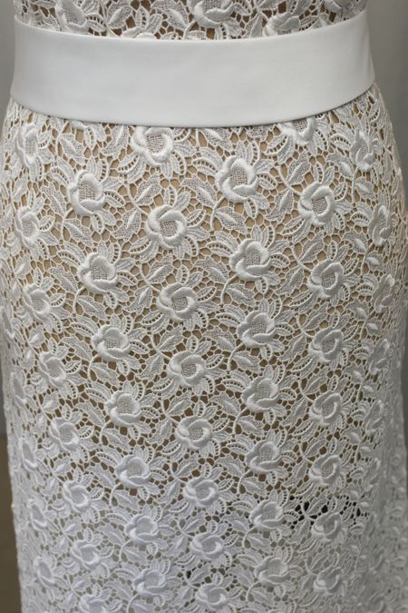 macrame bianco seta 135 Foto 1