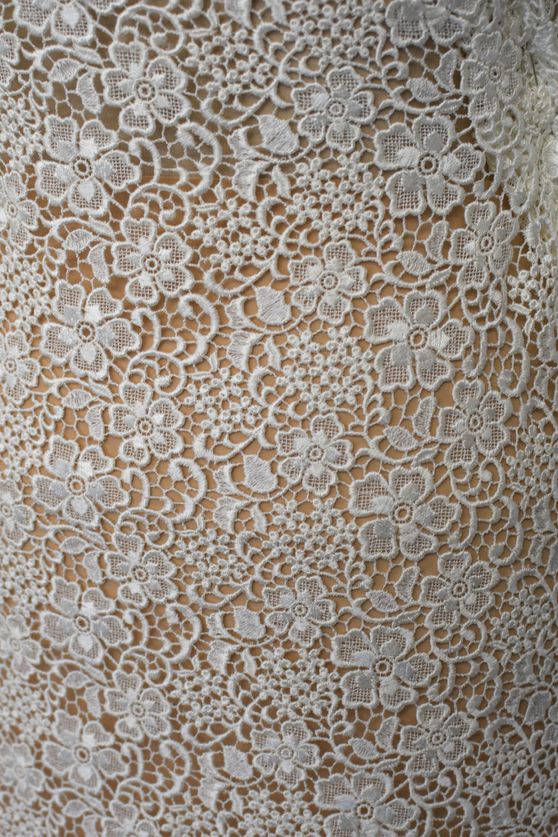 macrame mano seta bianco 130 Foto 1