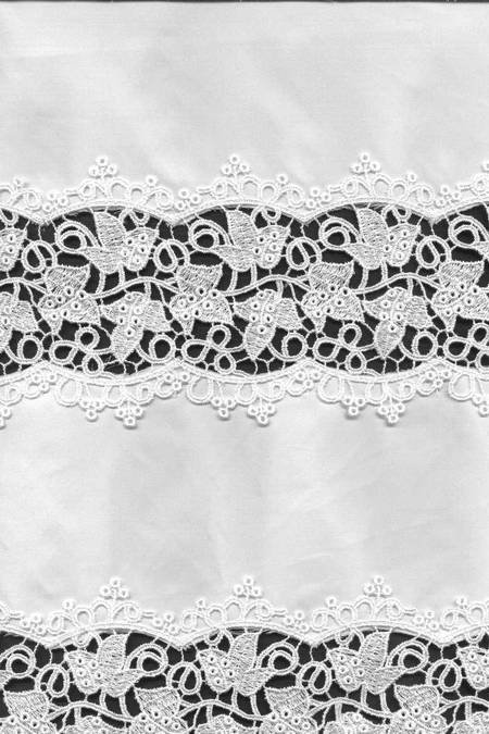 ricamata macrame avorio 0151ldav Foto 1