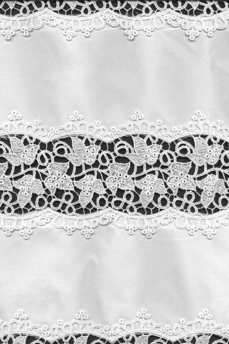 ricamata macrame avorio 0152ldav Foto 1
