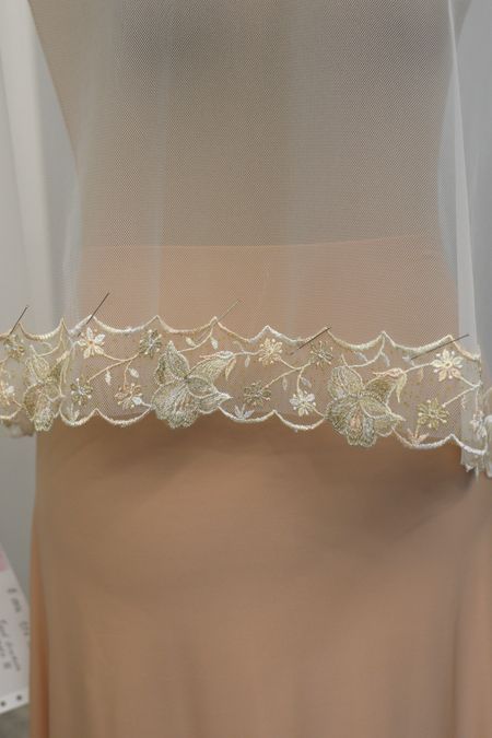 tulle ricamo macrame compose b2068 Foto 1