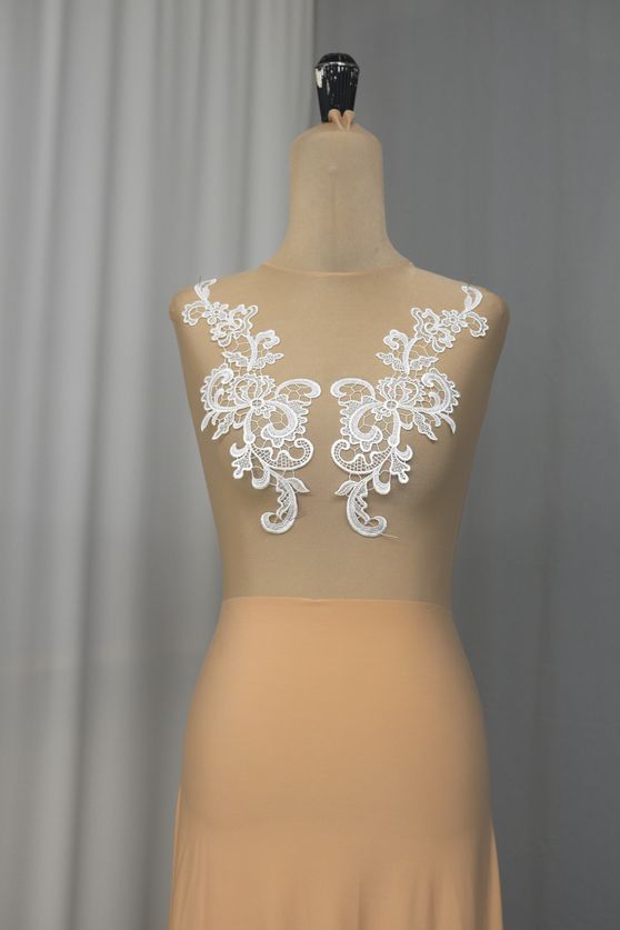 macrame coppia avorio chiarissimo anche bianco seta 7052f Foto 1