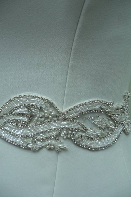 ricamata strass 41x6 Foto 1