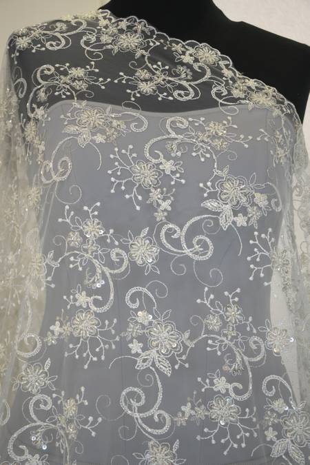 ricamato avorio silver 135 Foto 1