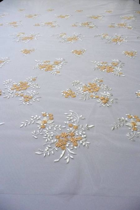ricamato macrame bicolore 170 Foto 1