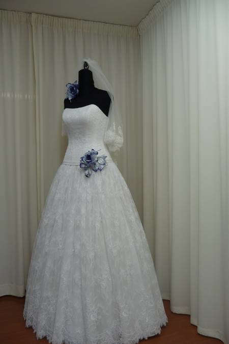 sposa pizzo rebrode bianco Foto 1