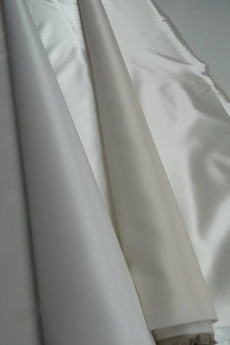 fodera poliestere bianco seta Foto 1