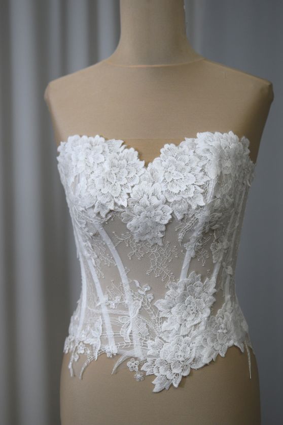 sposa pizzo realizzabile misura seta Foto 1