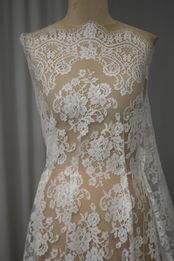 pizzo originale calais bianco seta 180 Foto 2
