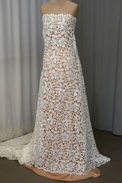 pizzo macrame seta Foto 3