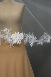 pizzo ricamo seta tulle morbido mano seta Foto 3