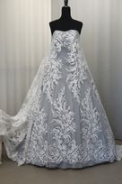 abito sposa duchesse pizzo applicazione Foto 4