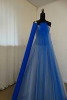 tulle antistrappo abiti corpini azzurro 150 Foto 2