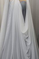 chiffon bianco seta 145 Foto 2