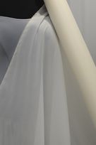 Tessuto Organza per Abiti Sposa in seta avorio o bianco