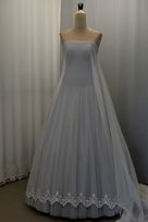 tulle ricamato avorio 140 Foto 2