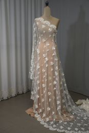 tulle mano seta macrame avorio chiaro anche bianco seta Foto 4
