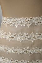 macrame organza ricamata avorio anche bianco 65 Foto 4