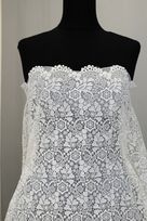 pizzo macrame bianco seta 140 Foto 3