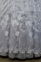 organza ricamata strass Foto 3