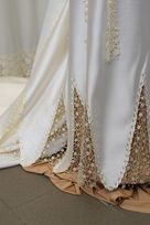 duchesse avorio inserti macrame lavorato Foto 2