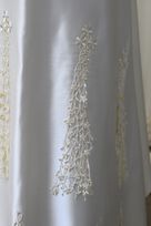 duchesse ricamata avorio macrame lavorato Foto 4