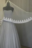 bordo tulle bianco 10 Foto 3