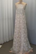 organza rebrodato avorio 140 Foto 2