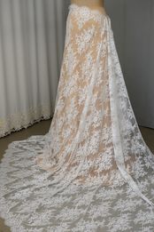 pizzo chantilly seta Foto 3