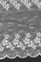 organza ricamata bianco Foto 4