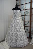 tulle perle avorio chiaro 130 Foto 2
