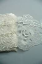 bordo organza bianco Foto 4
