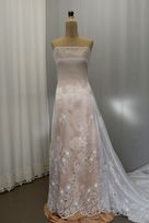 organza perle intagliato mano bianco 140 Foto 2