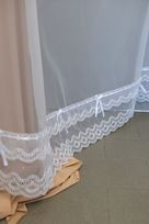 organza poliestere bianco 130 Foto 3