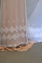 organza poliestere bianco 130 Foto 3