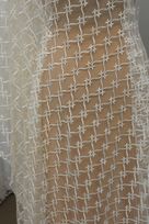 tulle ricamato anche bianco seta Foto 3