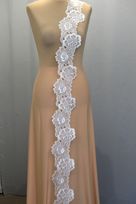 bordo organza intgliato bianco 10 Foto 3