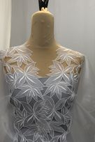bordo organza mano bianco 33 Foto 3