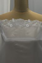tripla organza mano olivette bianco 140 Foto 3