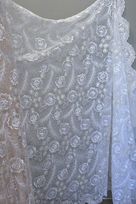 tulle ricamato paillettes bianco Foto 3