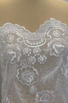 tulle ricamato mano bianco Foto 4