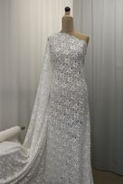 pizzo macrame seta 135 Foto 3