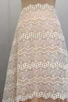 organza pura inserti macrame avorio 60 Foto 2