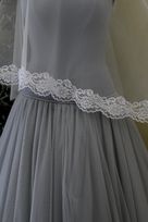 Bordo Pizzo Chantilly per Abiti Sposa in Oro Avorio Panna