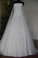 tulle macrame bianco seta 140 Foto 2