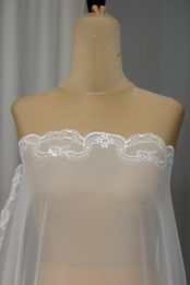 tulle ricamato bianco Foto 4