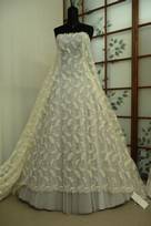 tulle macrame ricamato 140 Foto 4